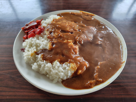 浜長（網走市）カレーライス大盛り