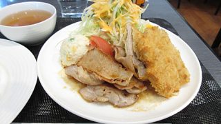 網走市　フロンティア　Dセット（豚しょうが焼き＆豚カツレツ）