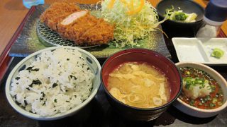 網走市　かつ里㐂　みのる豚ロースカツ定食