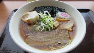 網走市　道の駅　キネマ館　醤油ラーメン