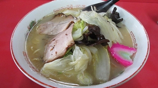 網走市　ラーメン富新　塩野菜ラーメン