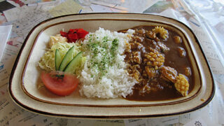 網走市藻琴　軽食＆喫茶トロッコ　シーフードカレー