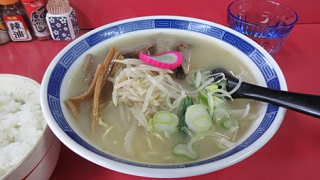 網走市　富新　塩ラーメン