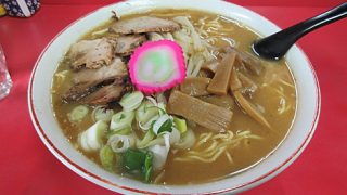 網走市　ラーメン富新　大盛りラーメン（味噌）