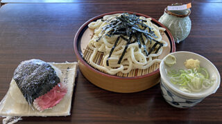 網走市　浜長　ざるそば＆おにぎり　出前