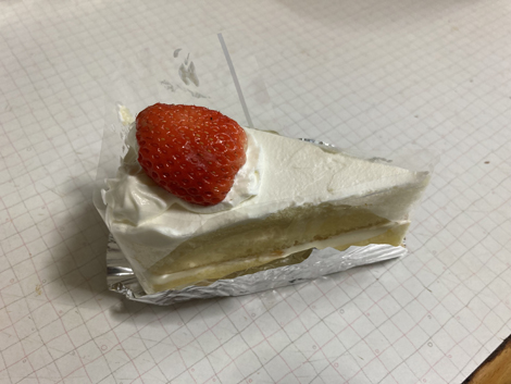 網走市　千秋庵　ショートケーキ