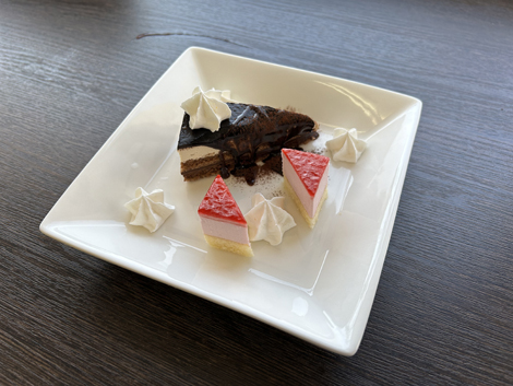 High Bridge Cafe（網走市）誕生祝いチョコケーキ