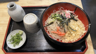 ふじた家（網走市）冷やしタヌキそば