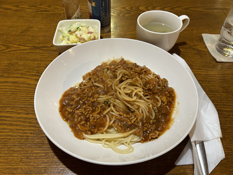 喫茶 琥珀（網走市）パスタミート