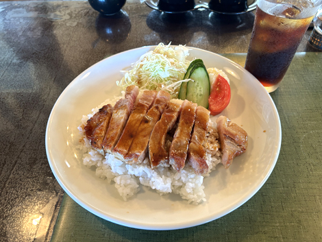 軽食＆喫茶　停車場（網走市北浜駅）ポークチャップ　コーヒー付き