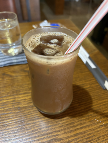 喫茶 琥珀（網走市）アイスコーヒー