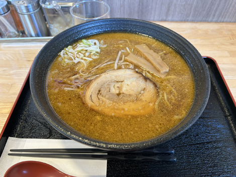 海風堂（大空町女満別）味噌ラーメン大盛り