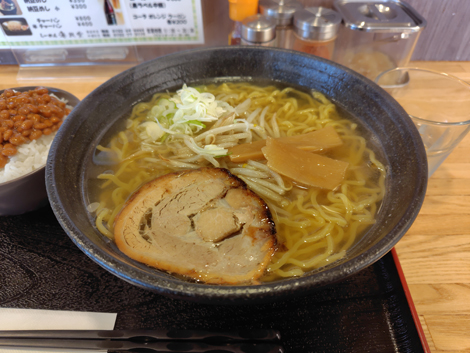 海風堂（大空町女満別）しおラーメン大盛り