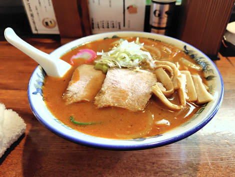 居酒屋にしざわ（大空町女満別）野菜辛みそラーメン大盛り