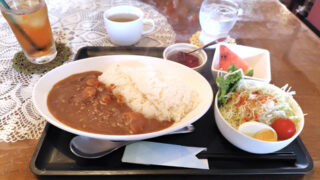家かふぇたんぽぽ（網走市）カレーセット