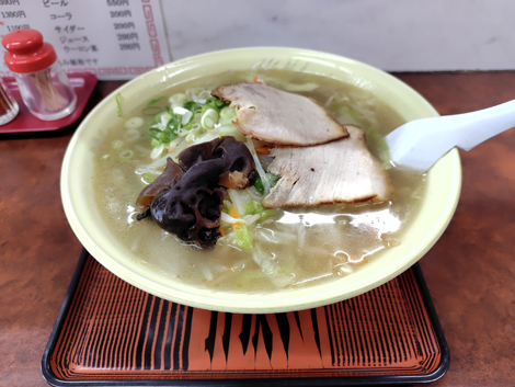 浅草軒新町支店(美幌町)野菜塩ラーメン大盛り