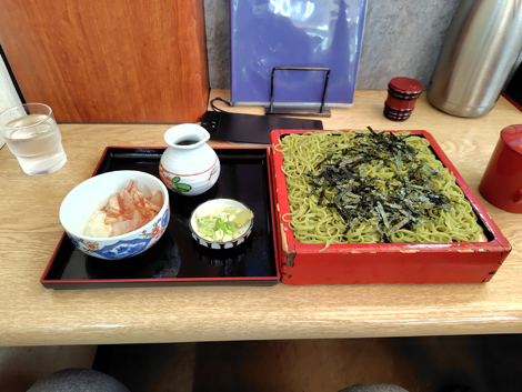 そばのかね久総本店（美幌町）おろしそば大盛り