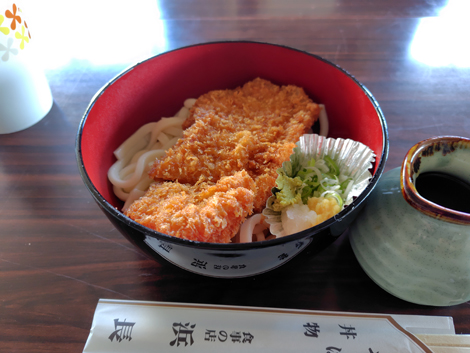 浜長（網走市）冷やしカツうどん