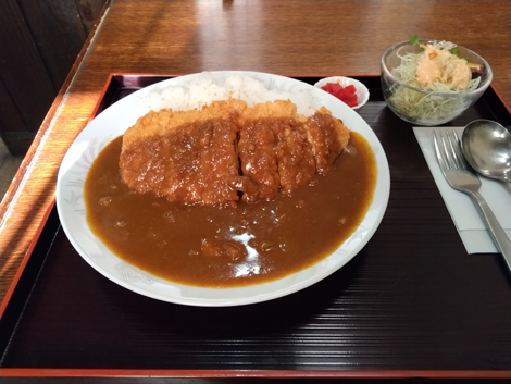 華鳳(美幌町)カツカレー大盛り