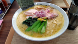 らー麺「こーるまん」（網走市）鶏白湯ラーメン～ゆず～大盛り